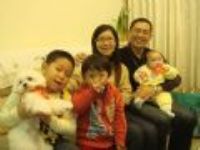 20080205 琳琳跟楊家人拜早年