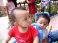 20080815 琳和豬小弟騎雙人車