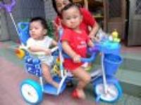 20080815 琳和豬小弟騎雙人車