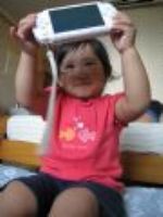 20090705 在高雄玩姑姑的PSP