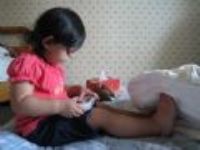 20090705 在高雄玩姑姑的PSP