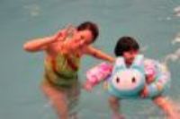 20100814 暑假在台中游泳