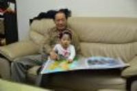 20111112 國父誕辰在家陪公公